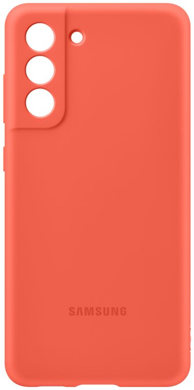 Origineel Samsung Galaxy S21 FE Hoesje Silicone Cover Rood afbeelding 4
