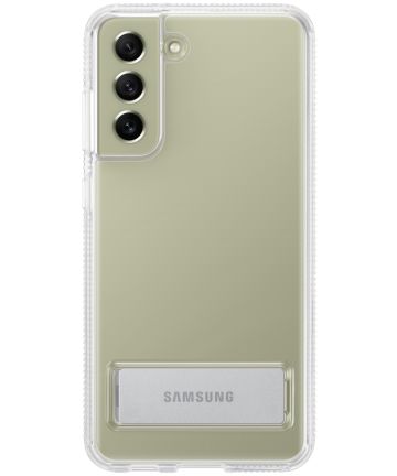 Origineel Samsung Galaxy S21 FE Hoesje Standing Cover Transparant Hoesjes