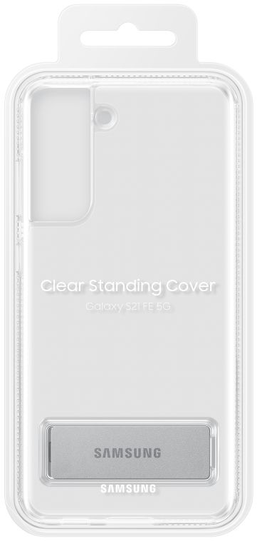 Origineel Samsung Galaxy S21 FE Hoesje Standing Cover Transparant afbeelding 9