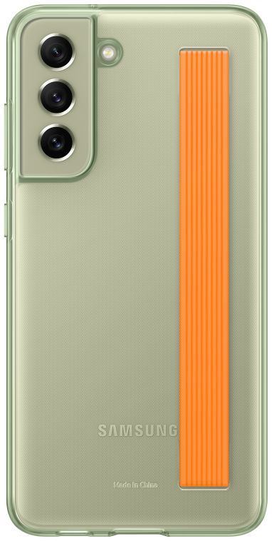Origineel Samsung Galaxy S21 FE Hoesje Siliconen Strap Cover Groen afbeelding 2