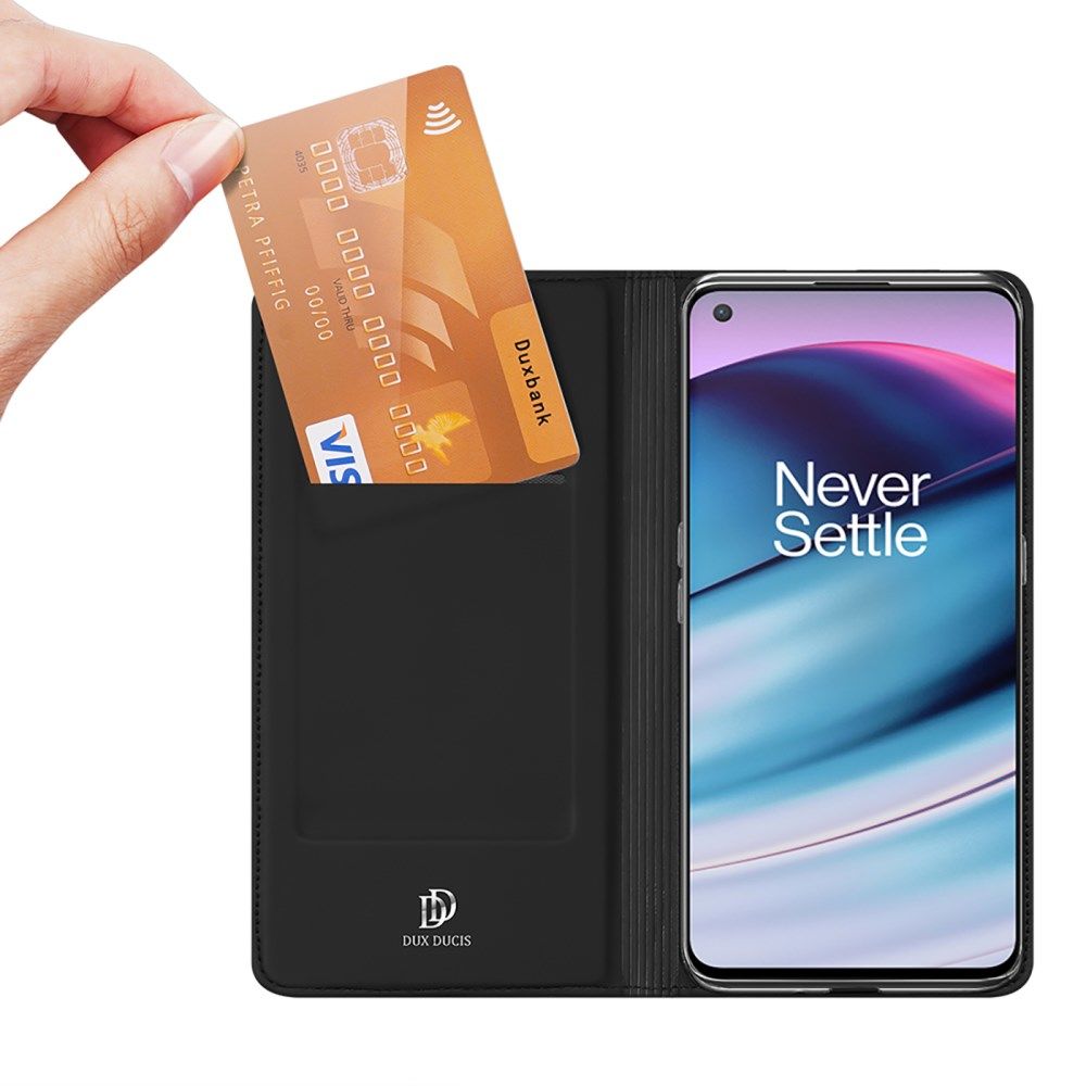 Dux Ducis Skin Pro OnePlus Nord CE Hoesje Wallet Book Case Zwart afbeelding 2