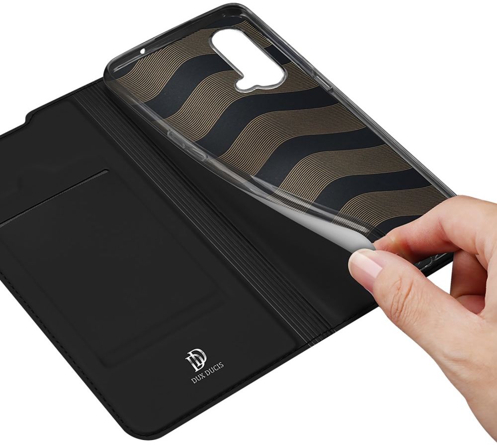 Dux Ducis Skin Pro OnePlus Nord CE Hoesje Wallet Book Case Zwart afbeelding 4