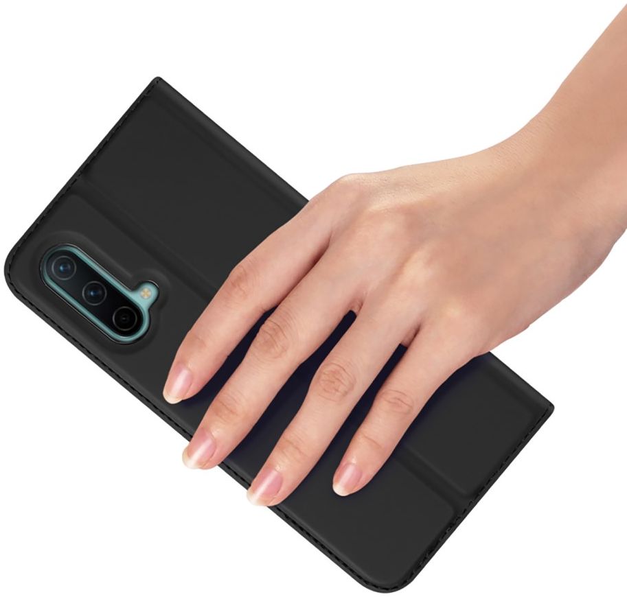Dux Ducis Skin Pro OnePlus Nord CE Hoesje Wallet Book Case Zwart afbeelding 5
