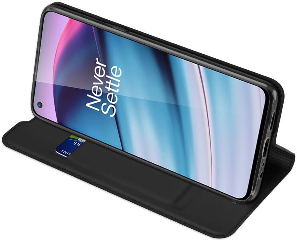 Dux Ducis Skin Pro OnePlus Nord CE Hoesje Wallet Book Case Zwart afbeelding 8