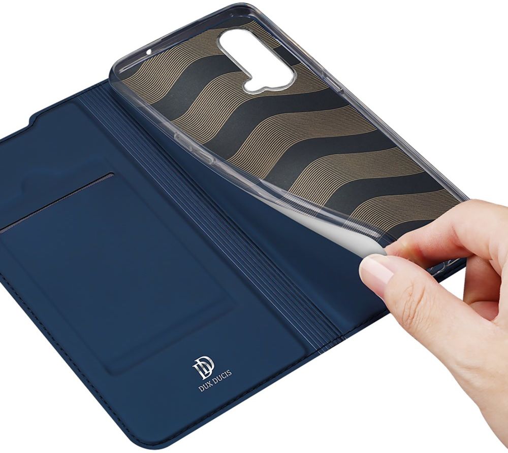 Dux Ducis Skin Pro OnePlus Nord CE Hoesje Wallet Book Case Blauw afbeelding 4