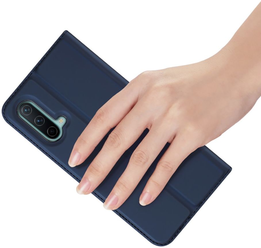Dux Ducis Skin Pro OnePlus Nord CE Hoesje Wallet Book Case Blauw afbeelding 5