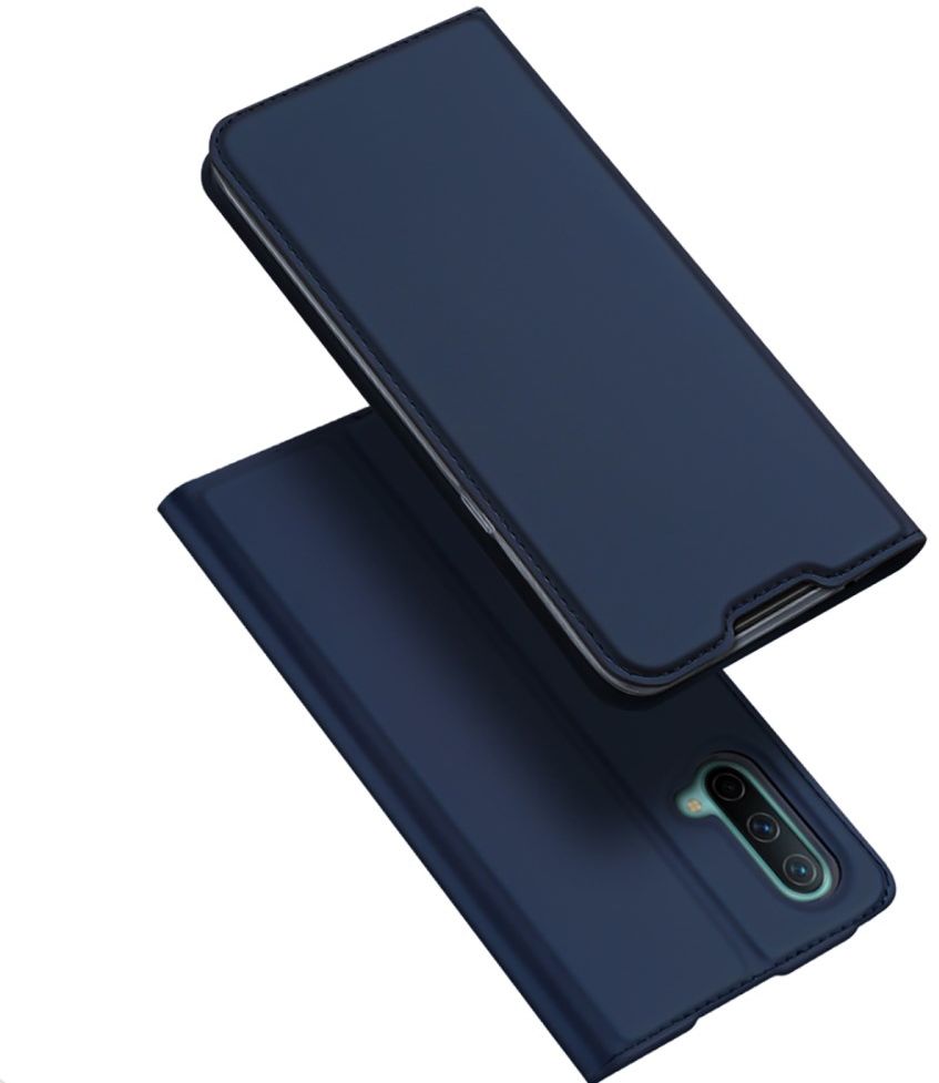Dux Ducis Skin Pro OnePlus Nord CE Hoesje Wallet Book Case Blauw afbeelding 6