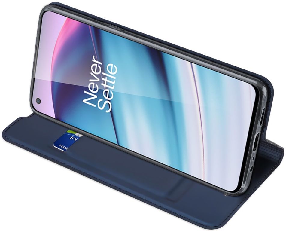 Dux Ducis Skin Pro OnePlus Nord CE Hoesje Wallet Book Case Blauw afbeelding 8