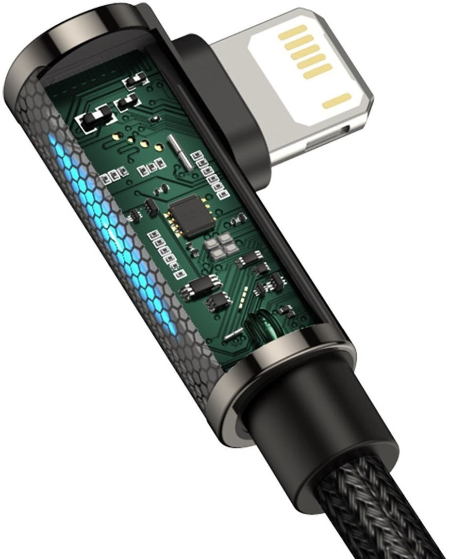 Baseus Legend Series USB naar Apple Lightning Kabel 2.4A Zwart 2M afbeelding 7