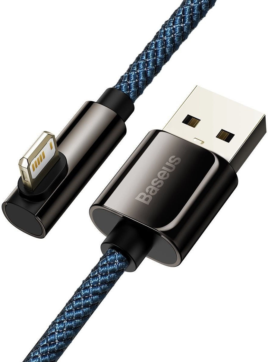 Baseus Legend Series USB naar Apple Lightning Kabel 2.4A Blauw 1M afbeelding 2