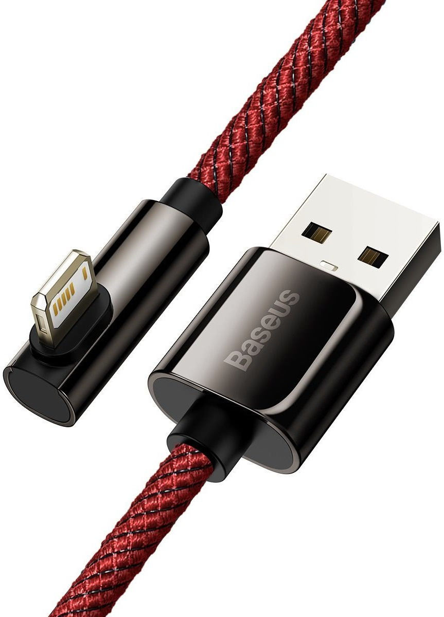 Baseus Legend Series USB naar Apple Lightning Kabel 2.4A Rood 1M afbeelding 3