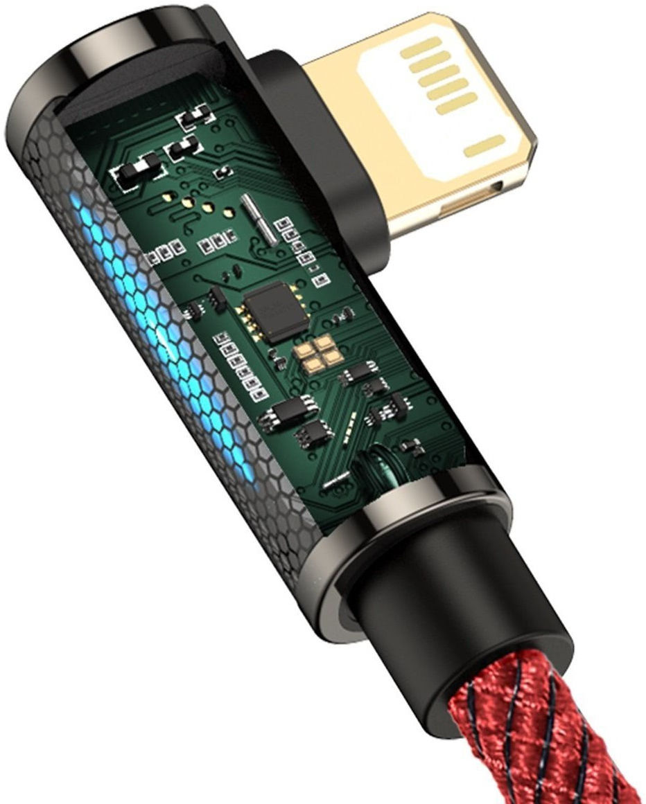 Baseus Legend Series USB naar Apple Lightning Kabel 2.4A Rood 1M afbeelding 6