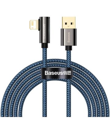 Baseus Legend Series USB naar Apple Lightning Kabel 2.4A Blauw 2M Kabels