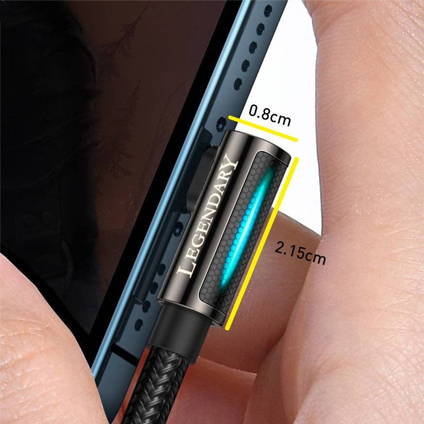 Baseus Legend Series USB naar Apple Lightning Kabel 2.4A Blauw 2M afbeelding 13