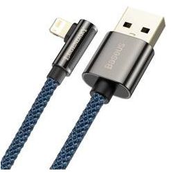 Baseus Legend Series USB naar Apple Lightning Kabel 2.4A Blauw 2M afbeelding 2