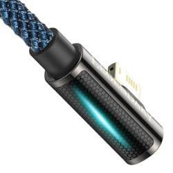 Baseus Legend Series USB naar Apple Lightning Kabel 2.4A Blauw 2M afbeelding 3