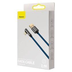 Baseus Legend Series USB naar Apple Lightning Kabel 2.4A Blauw 2M afbeelding 5