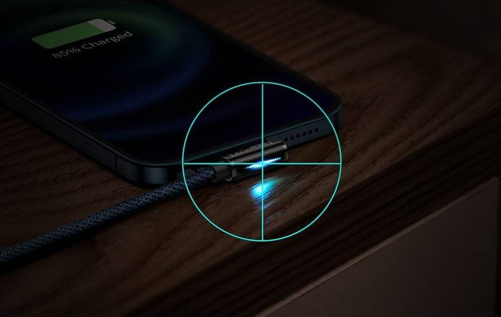 Baseus Legend Series USB naar Apple Lightning Kabel 2.4A Blauw 2M afbeelding 9