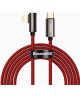 Baseus Legend Haakse USB-C naar Apple Lightning Kabel 20W Rood 1M