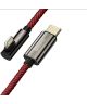 Baseus Legend Haakse USB-C naar Apple Lightning Kabel 20W Rood 1M