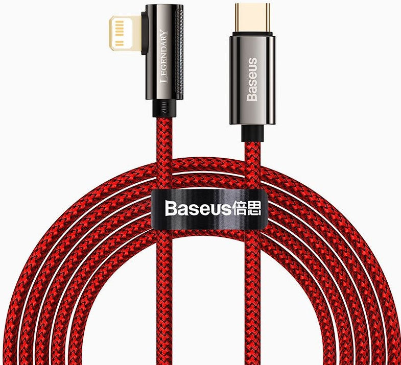 Baseus Legend Series USB-C naar Apple Lightning Kabel 20W Rood 2M afbeelding 1
