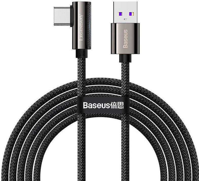 Baseus Legend Series USB naar USB-C Kabel 66W Zwart 2M afbeelding 1