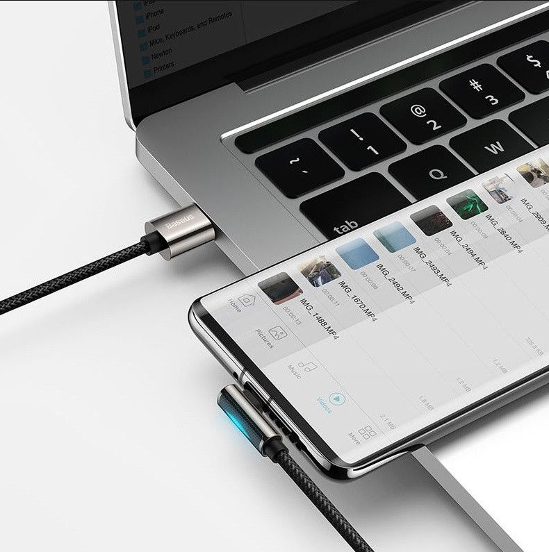 Baseus Legend Series USB naar USB-C Kabel 66W Zwart 2M afbeelding 3