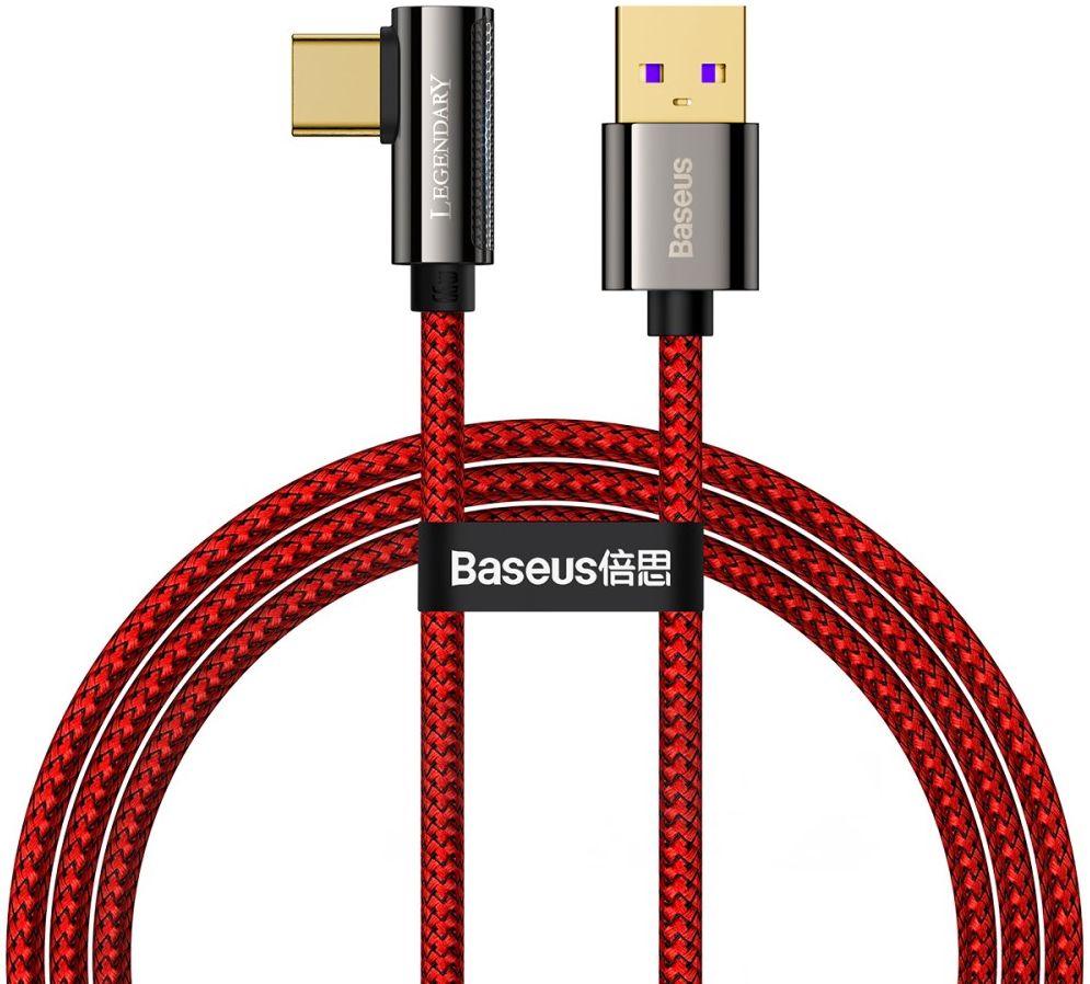 Baseus Legend Series USB naar USB-C Kabel 66W Rood 2M afbeelding 1