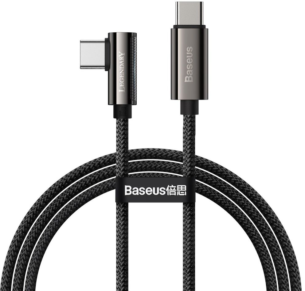 Baseus Legend Series USB-C naar USB-C Kabel 100W Zwart 1M afbeelding 1