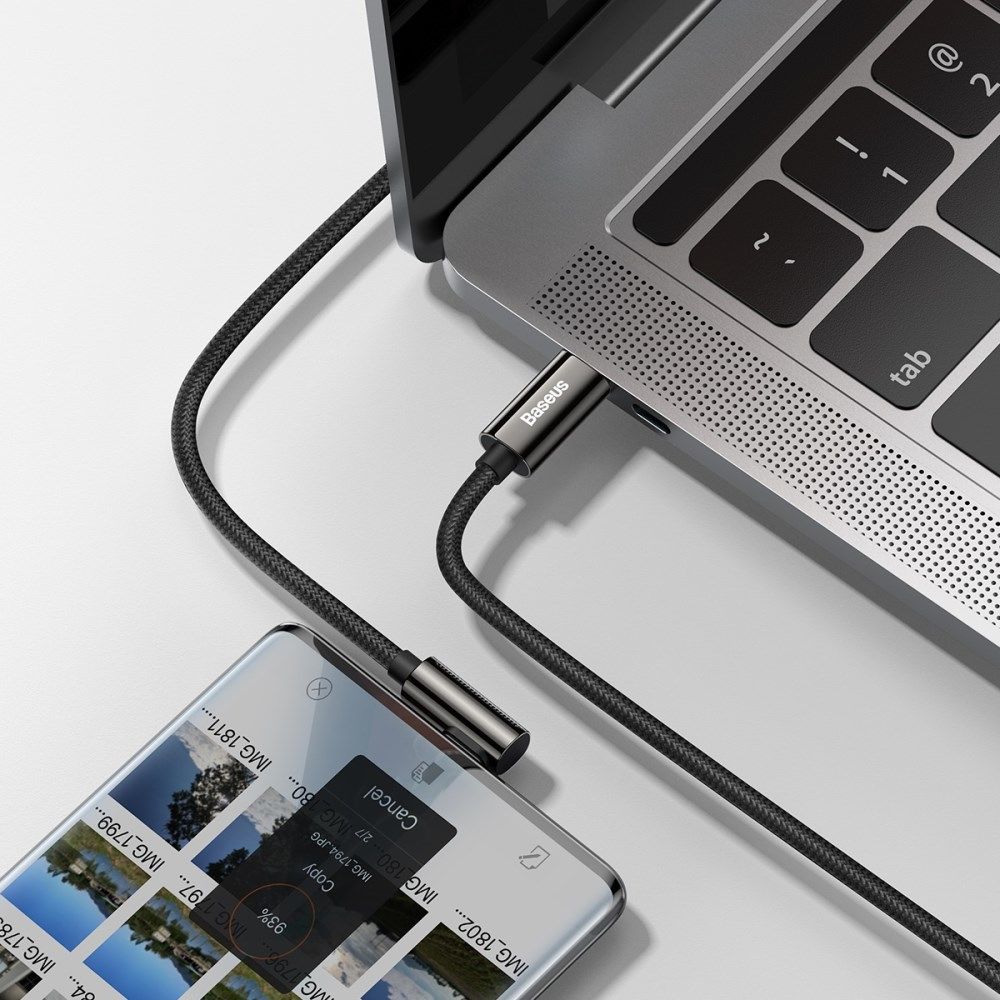 Baseus Legend Series USB-C naar USB-C Kabel 100W Zwart 1M afbeelding 7