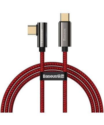 Baseus Legend Series USB-C naar USB-C Kabel 100W Rood 1M Kabels