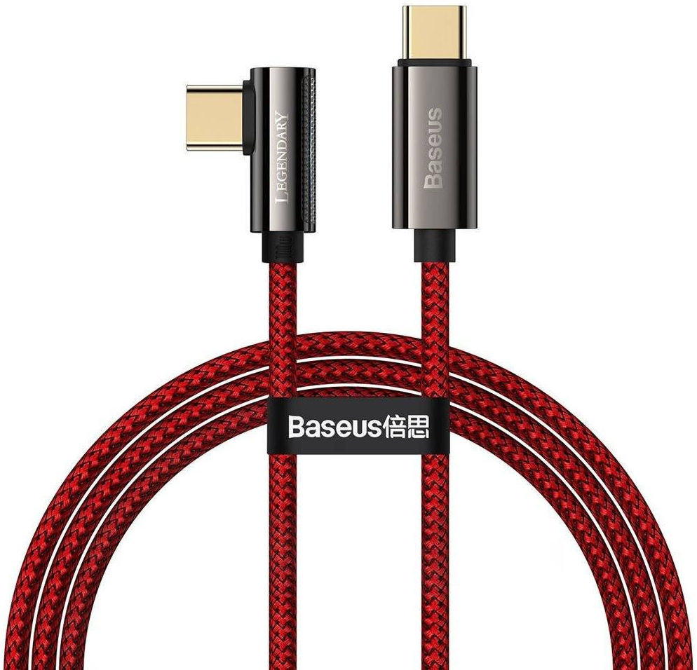 Baseus Legend Series USB-C naar USB-C Kabel 100W Rood 1M afbeelding 1