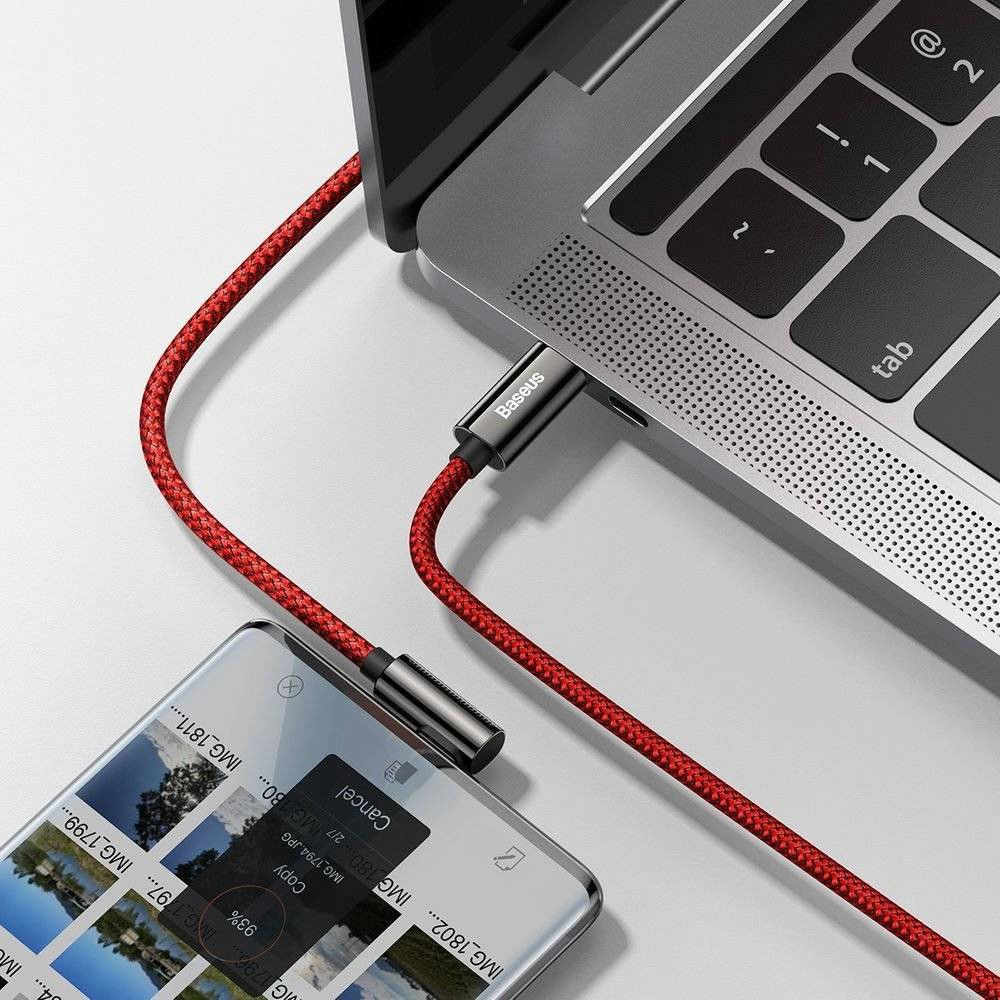 Baseus Legend Series USB-C naar USB-C Kabel 100W Rood 1M afbeelding 10