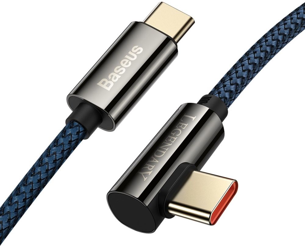 Baseus Legend Series USB-C naar USB-C Kabel 100W Blauw 2M afbeelding 2