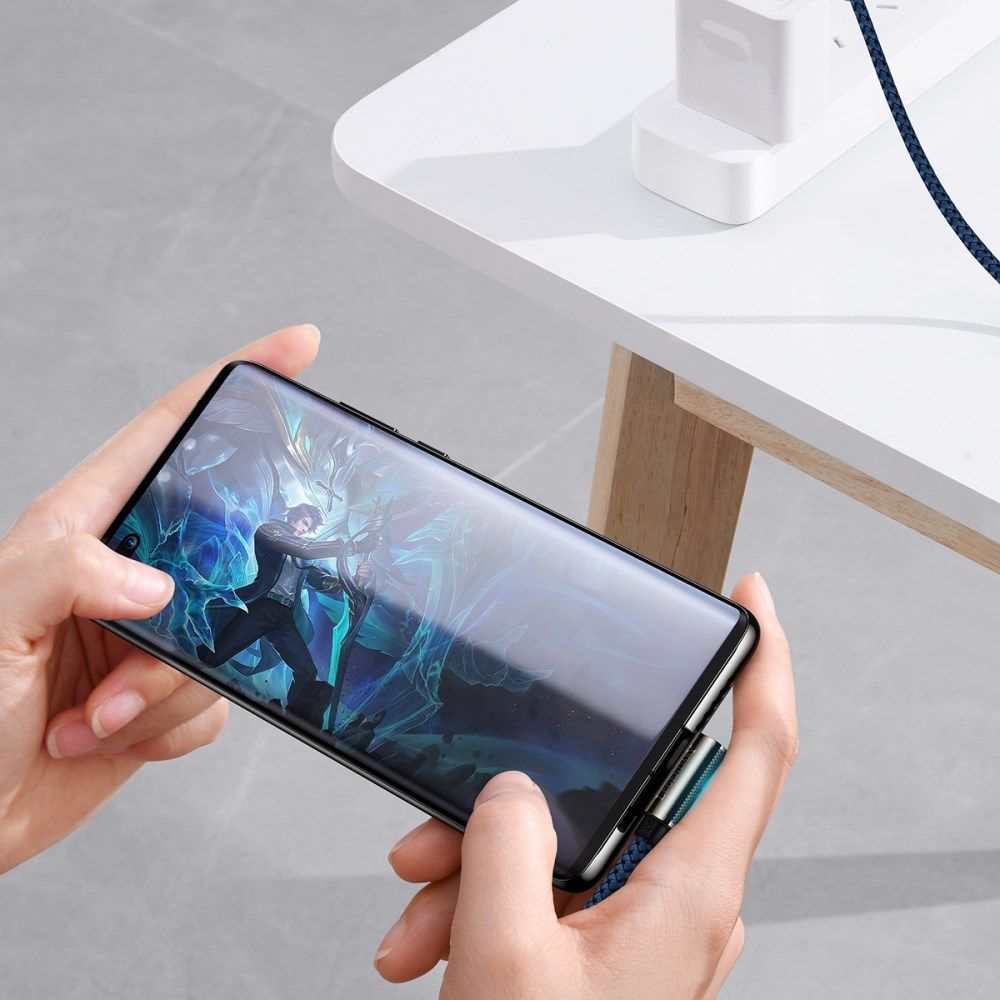 Baseus Legend Series USB-C naar USB-C Kabel 100W Blauw 2M afbeelding 3