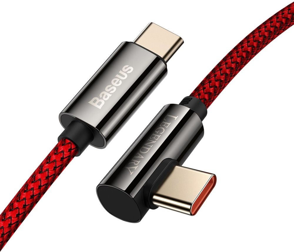 Baseus Legend Series USB-C naar USB-C Kabel 100W Rood 2M afbeelding 2