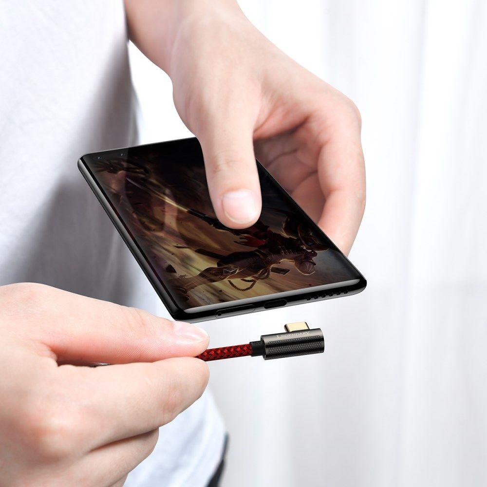 Baseus Legend Series USB-C naar USB-C Kabel 100W Rood 2M afbeelding 3