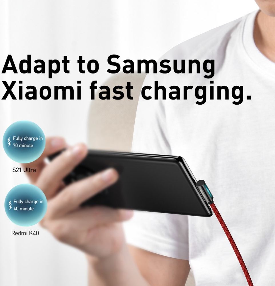 Baseus Legend Series USB-C naar USB-C Kabel 100W Rood 2M afbeelding 9