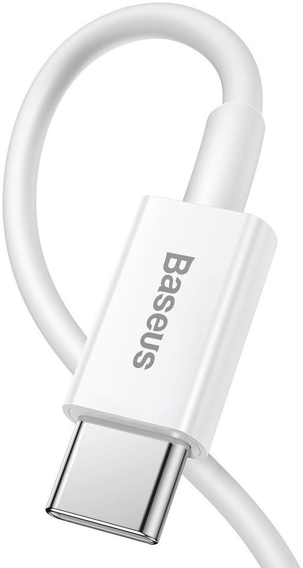 Baseus Superior Serie USB-C naar Apple Lightning PD 20W Wit 1 Meter afbeelding 3
