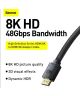 Baseus HDMI 8K naar HDMI 8K Kabel 48Gbps met HDMI 2.1 3M Zwart