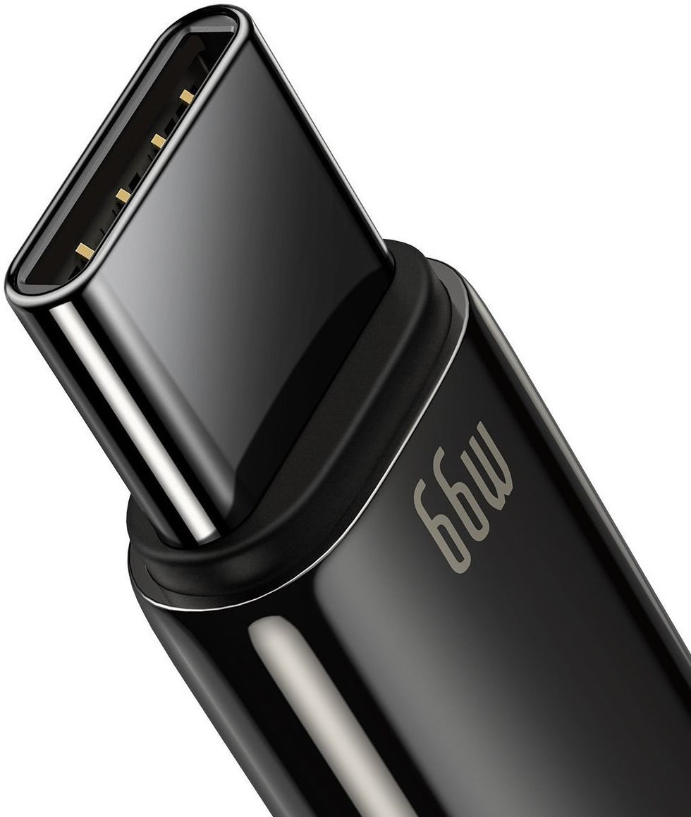 Baseus Tungsten Gold 66W Fast Charge USB naar USB-C Kabel 2 Meter afbeelding 2