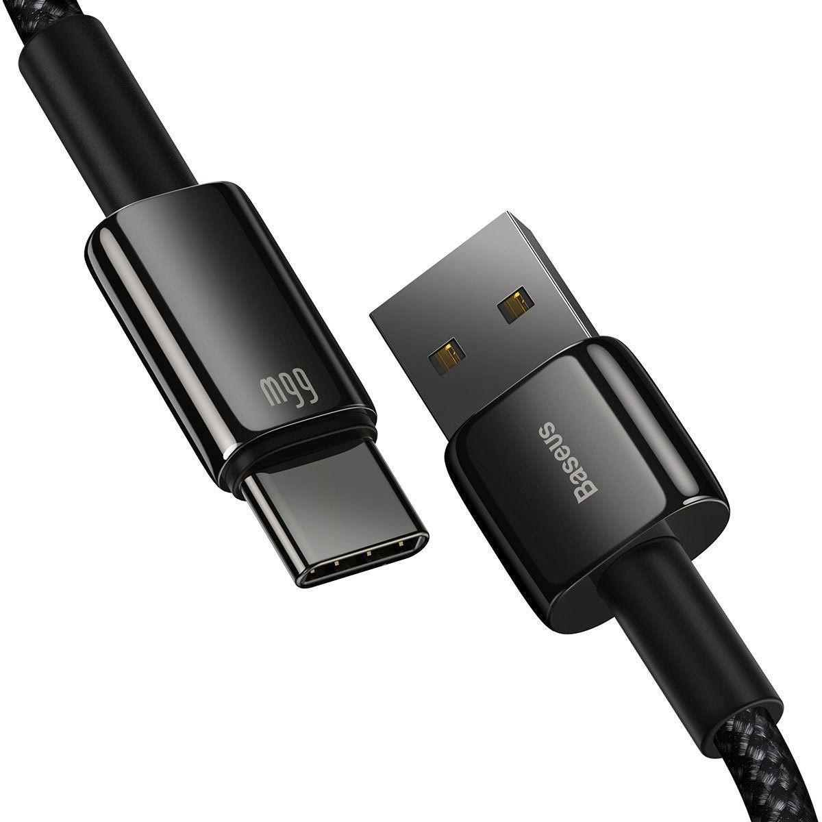 Baseus Tungsten Gold 66W Fast Charge USB naar USB-C Kabel 2 Meter afbeelding 3