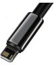 Baseus Tungsten Gold 12W Fast Charge USB naar Apple Lightning Kabel 1M