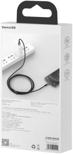 Baseus Tungsten Gold 12W Fast Charge USB naar Apple Lightning Kabel 1M afbeelding 11