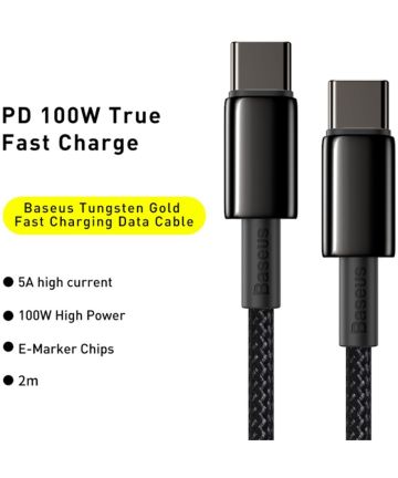 Baseus Tungsten Gold Pd Usb C Naar Lightning Kabel Fast Charge W M