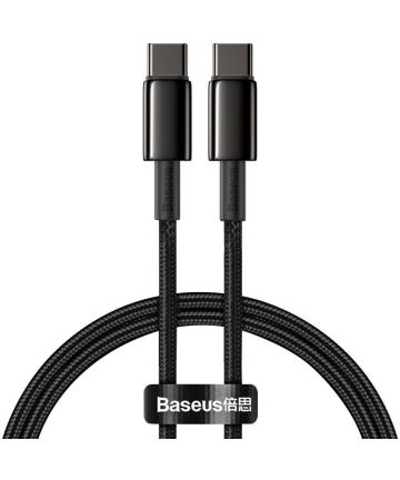 Baseus Tungsten Gold PD USB-C naar USB-C Kabel Fast Charge 20W 1M Kabels