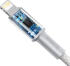 Baseus High Density Braided USB-C naar Apple Lightning PD 20W Wit 1M afbeelding 3