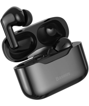 Baseus S1 Wireless Bluetooth Earphones Met Noise Cancelling Zwart Headsets