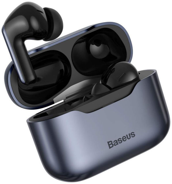 Baseus S1 Wireless Bluetooth Earphones Met Noise Cancelling Grijs afbeelding 1