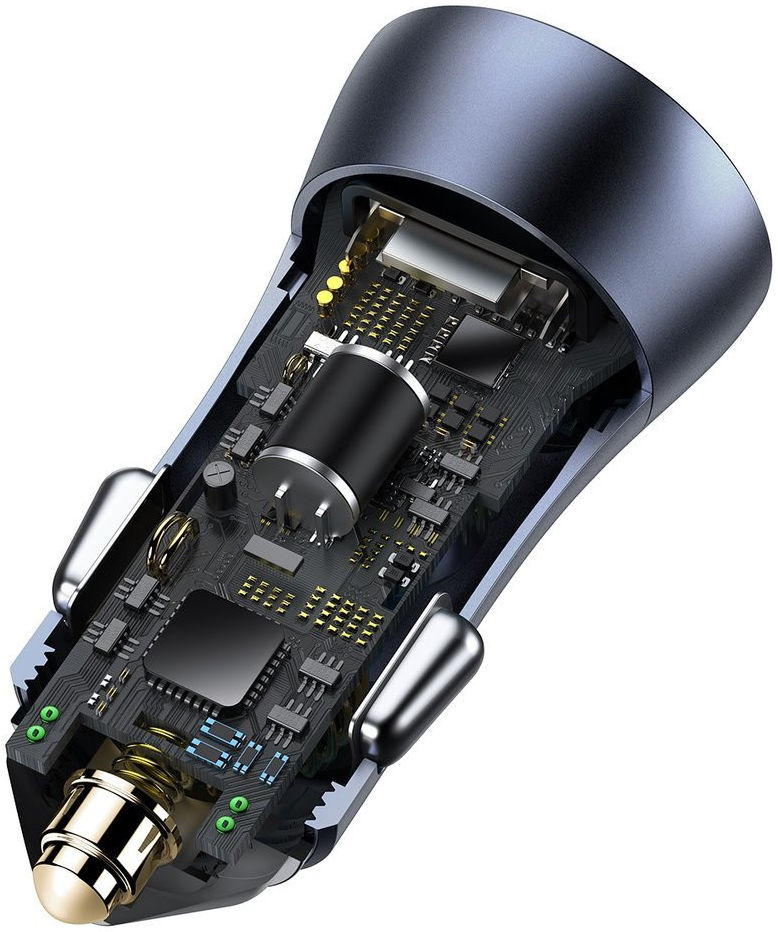 Baseus Fast Charge Autolader 40W PD + Lightning Kabel 1M Grijs afbeelding 8
